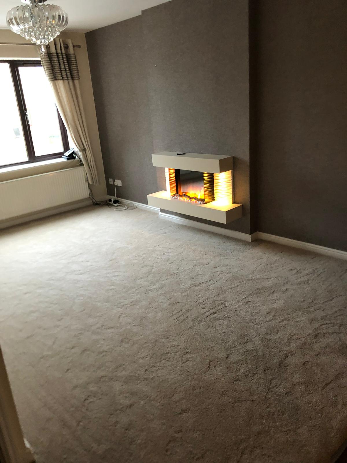 Neutral carpet fitted during property refresh in Doncaster